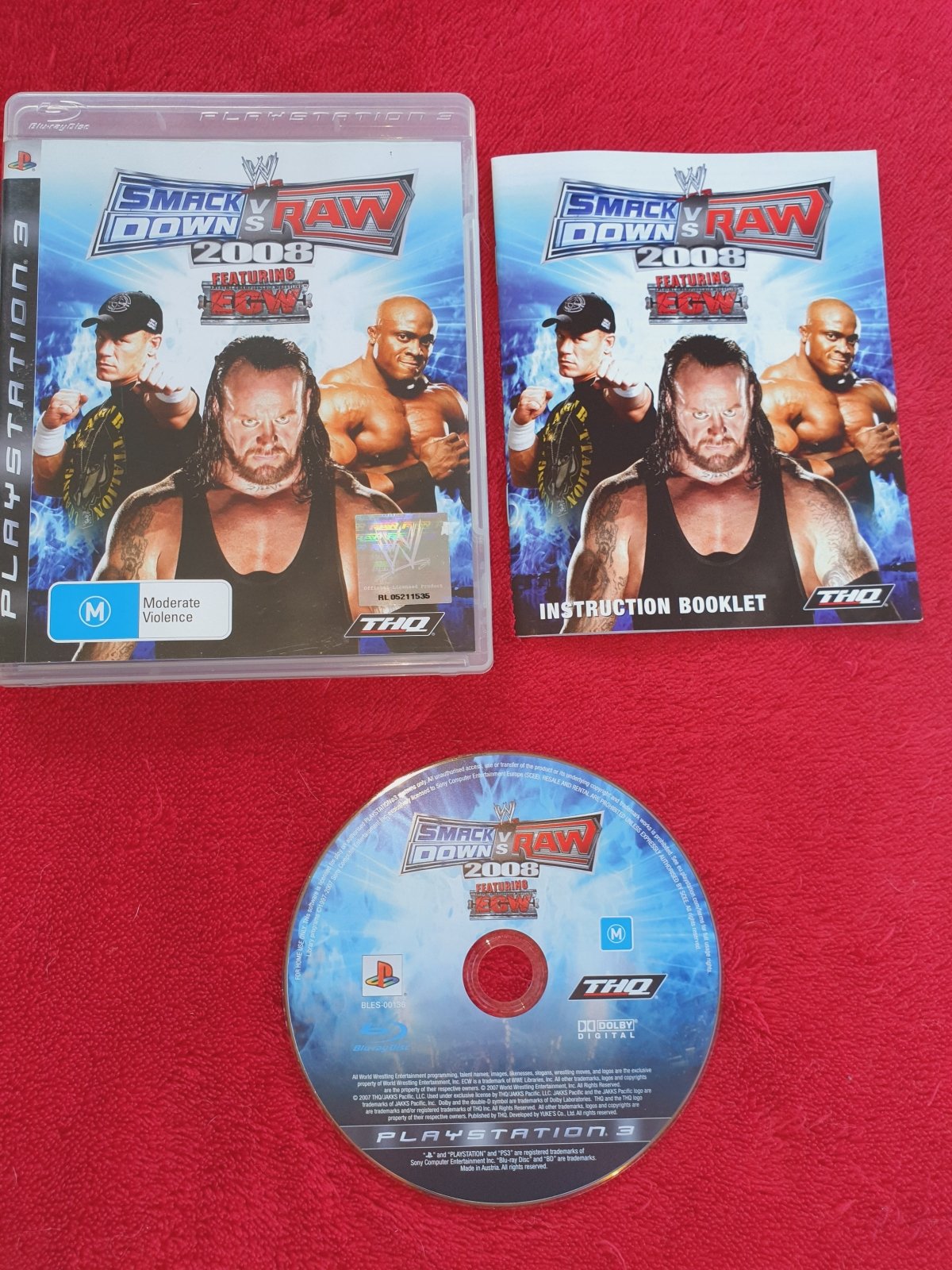 WWE SmackDown vs. Raw 2008 - PS3 Game - PlayStation 3, Games, Fighting - Level Up Gaming NZ