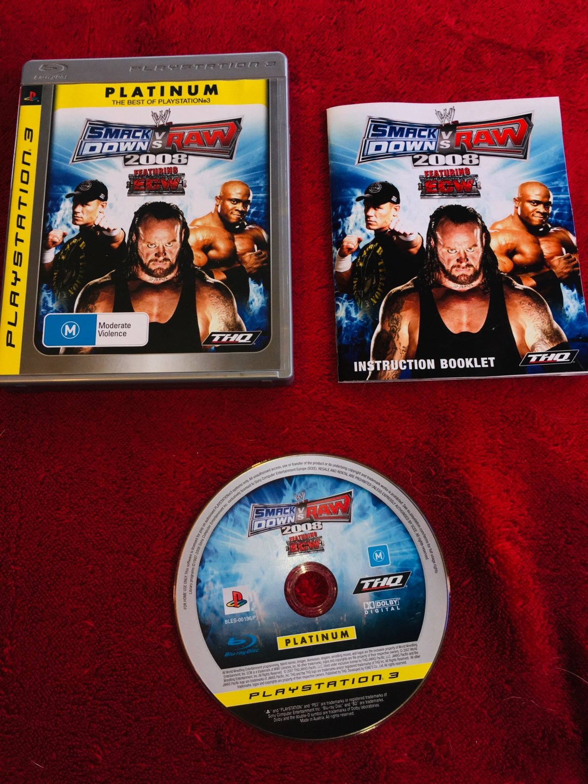 WWE SmackDown vs. Raw 2008 - PS3 Game - PlayStation 3, Games, Fighting - Level Up Gaming NZ