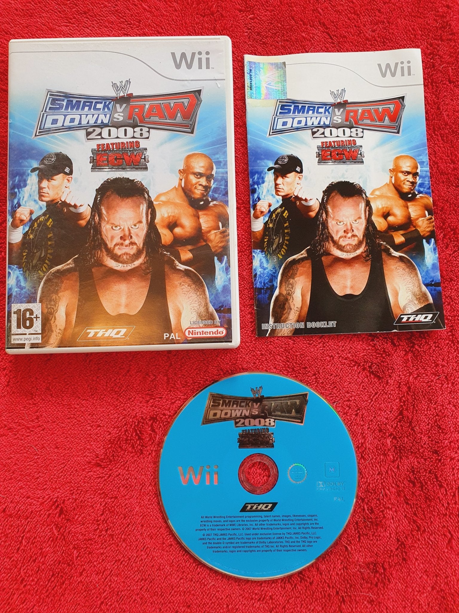 WWE SmackDown vs. Raw 2008 - Wii Game - Wii - Wii Games - Level Up Gaming NZ
