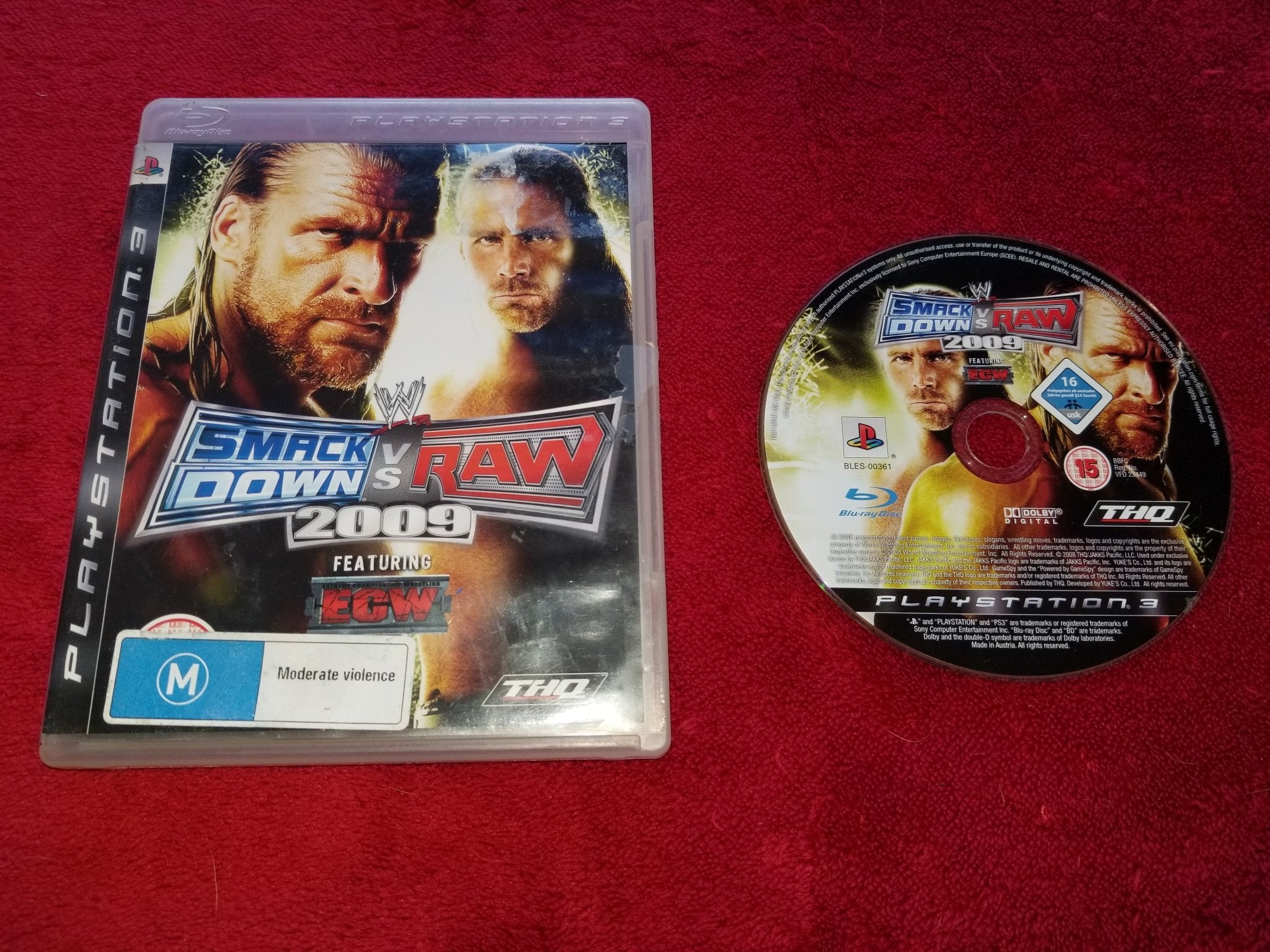 WWE SmackDown vs. Raw 2009 - PS3 Game - PlayStation 3, Games, Fighting - Level Up Gaming NZ