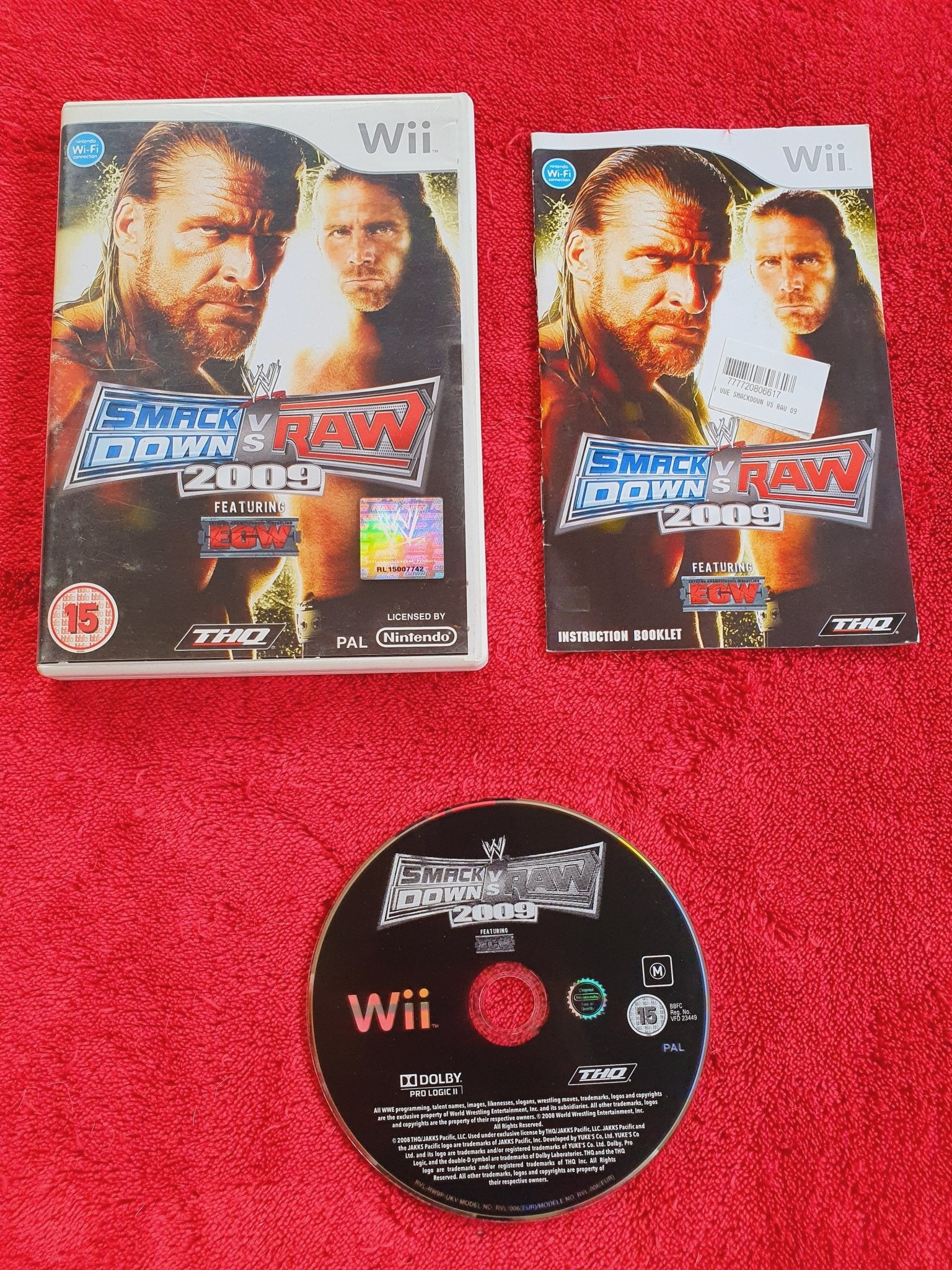 WWE SmackDown vs. Raw 2009 - Wii Game - Wii - Wii Games - Level Up Gaming NZ