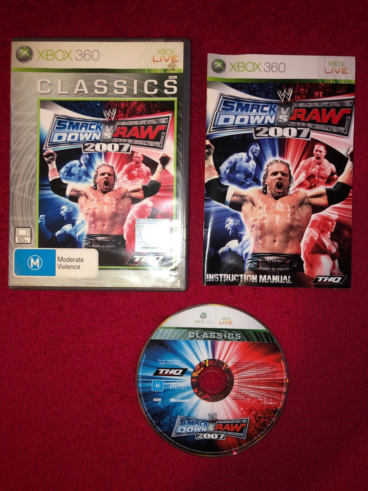 WWE SmackDown vs. Raw 2007 - XBOX360 Game - Xbox 360, Games, Fighting - Level Up Gaming NZ