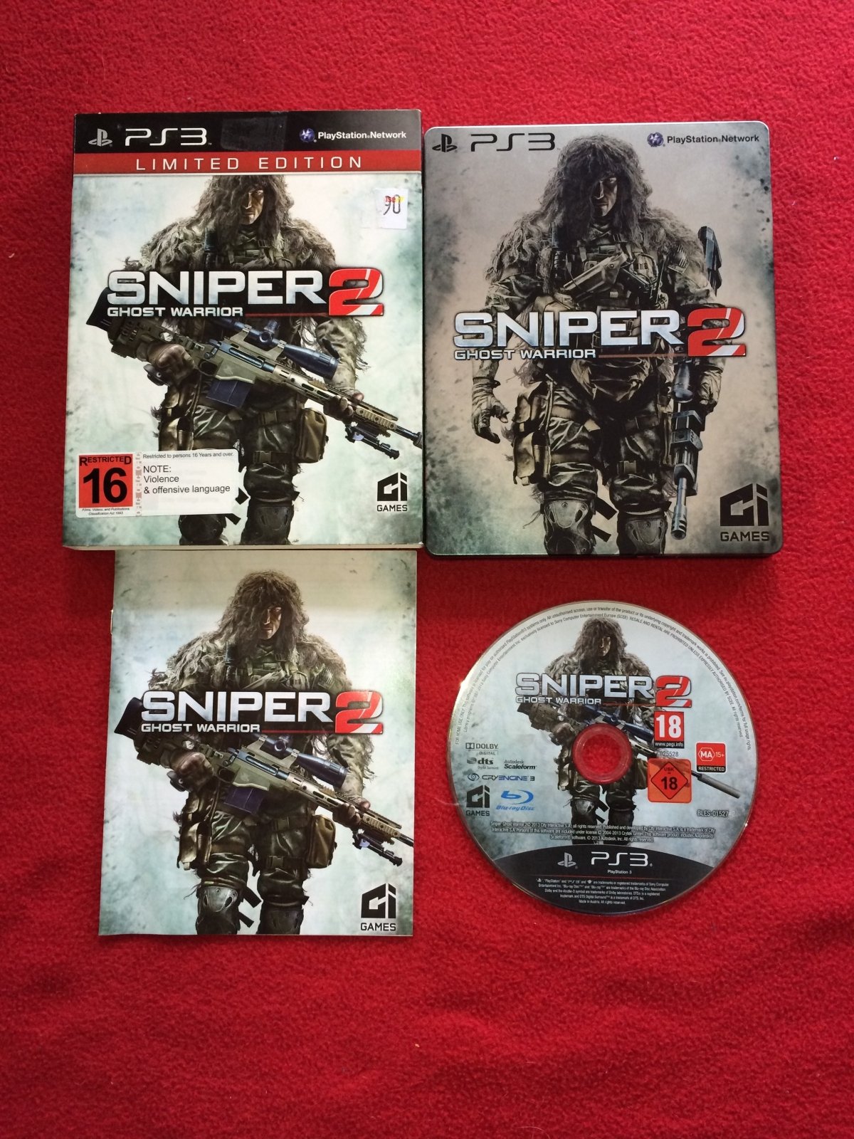 Sniper 2: Ghost Warrior - LIMITED STEELBOOK PS3 Game - PlayStation 3, Games, Shooter - Level Up Gaming NZ