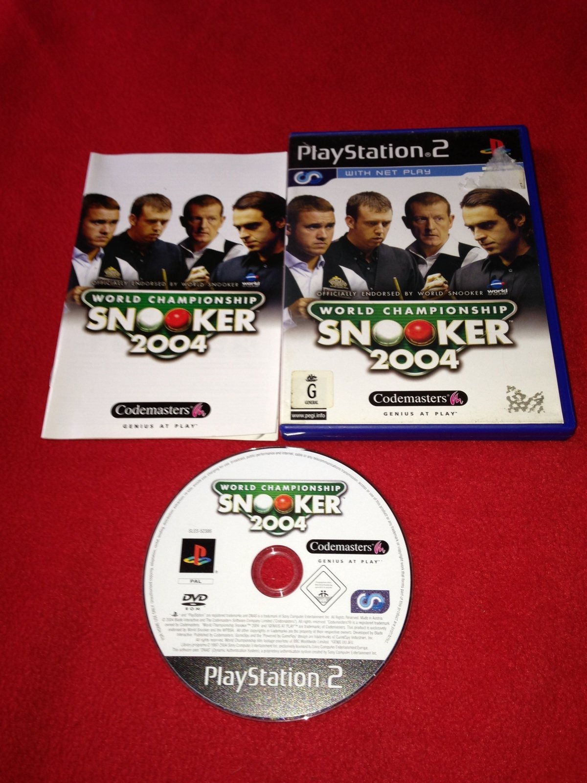 World Championship Snooker 2004 - PS2 Game - PlayStation 2, Games, Simulation - Level Up Gaming NZ