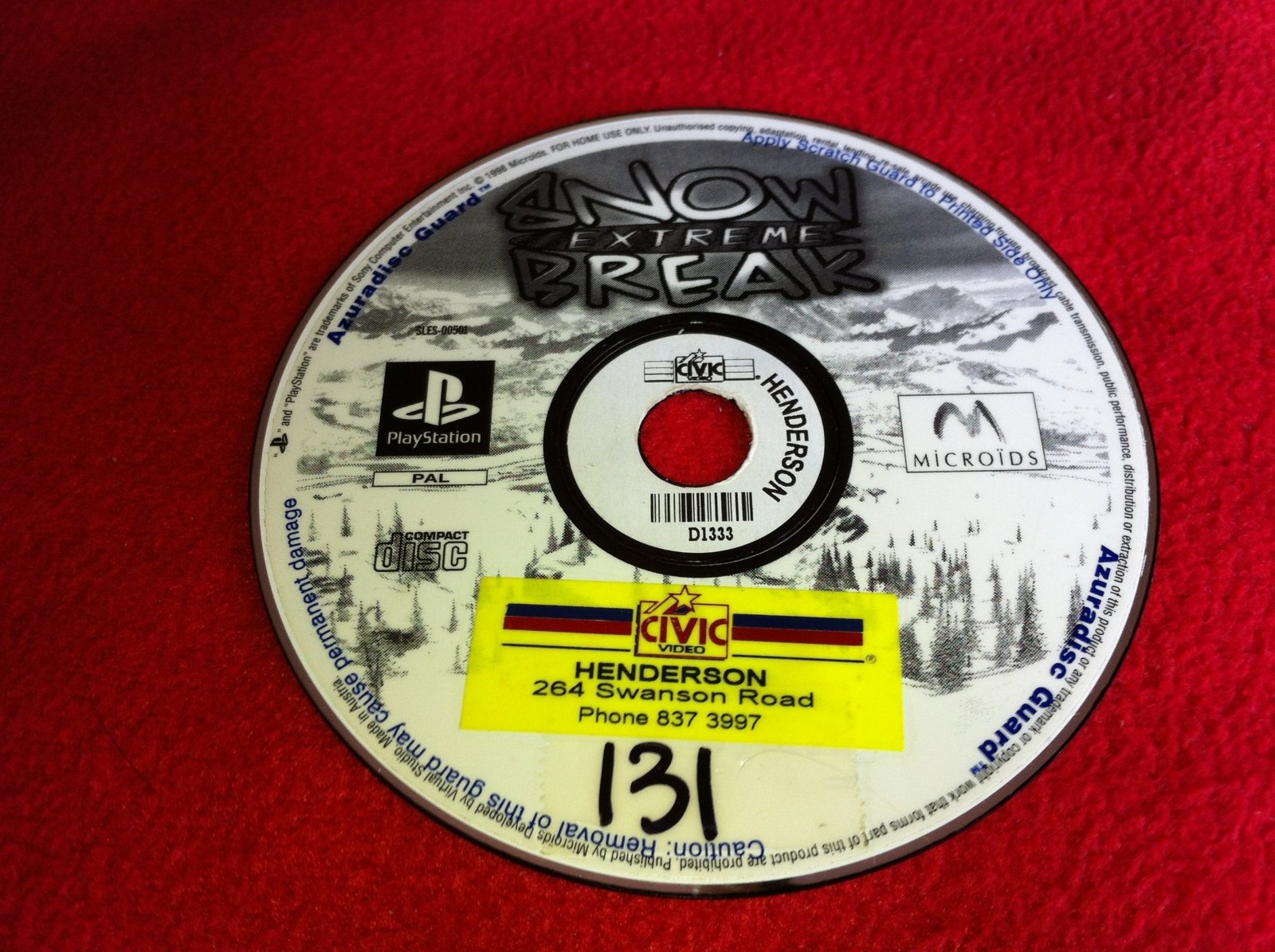 Extreme Snow Break - PS1 Game - PlayStation, Games, Sports - Level Up Gaming NZ