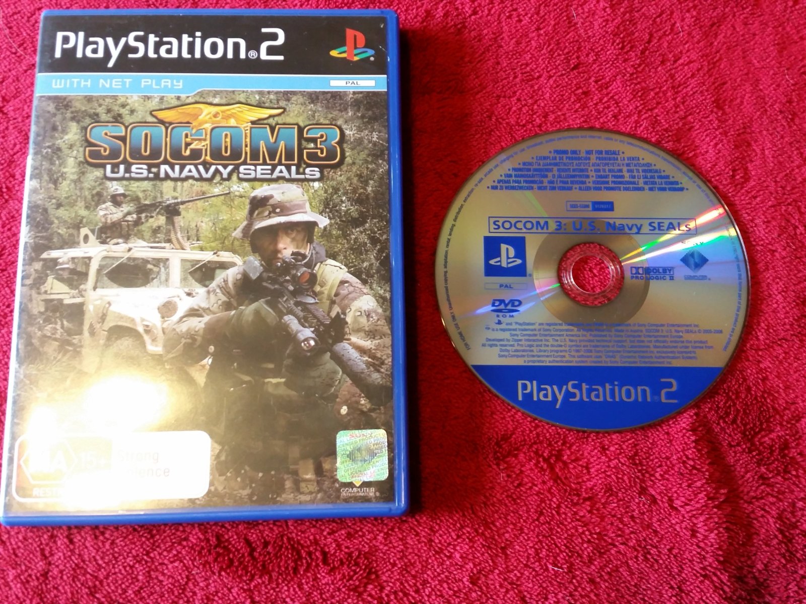 SOCOM 3: U.S. Navy SEALs - PS2 Game - PlayStation 2, Games, Shooter - Level Up Gaming NZ