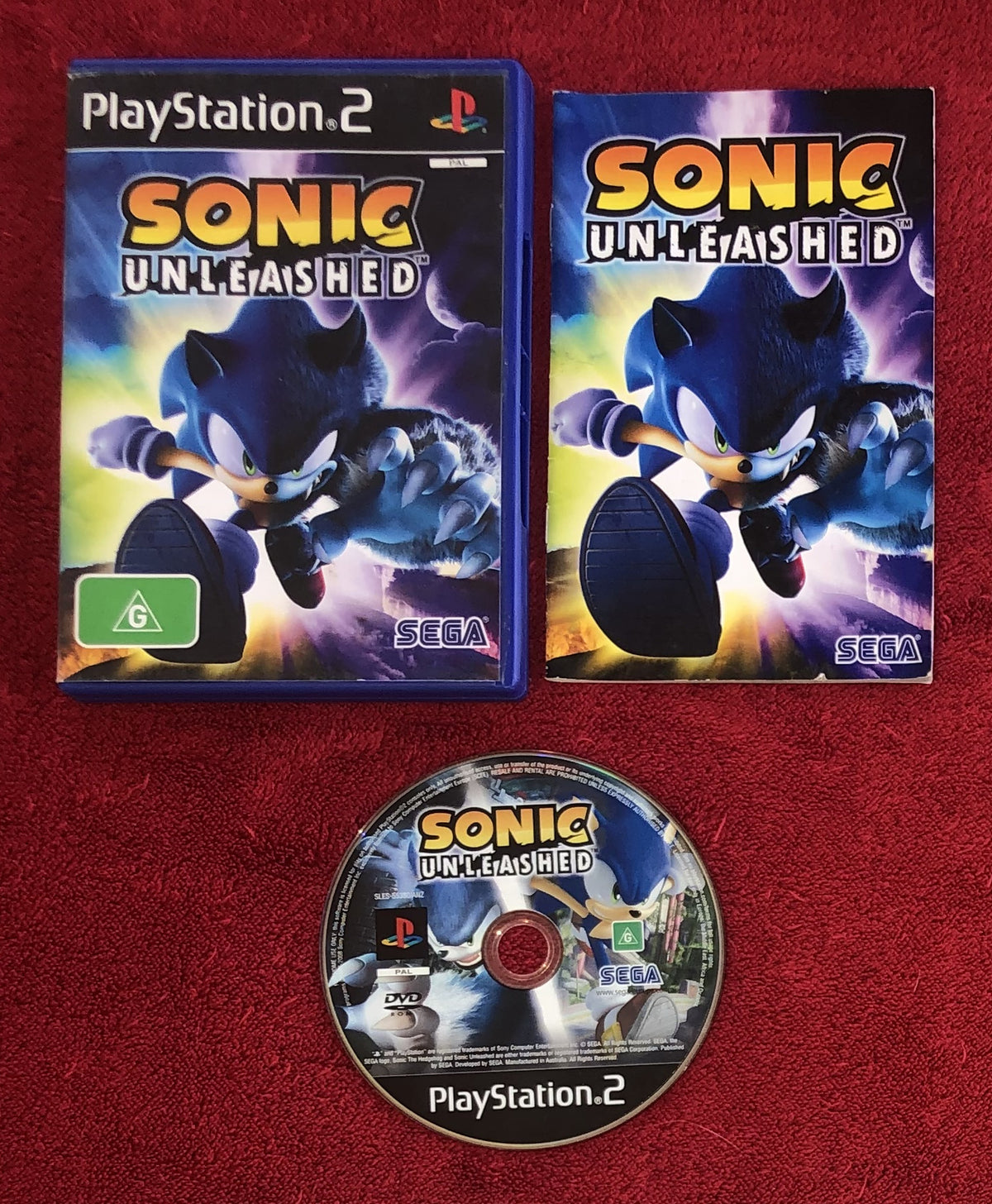 Sonic Unleashed - PS2 Game