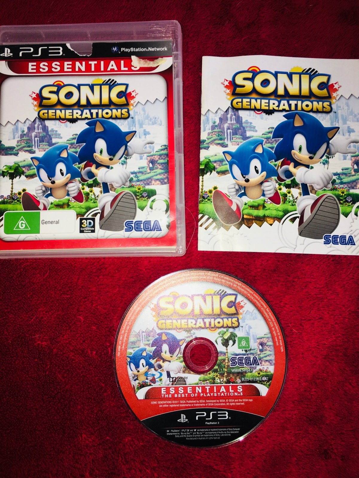 Sonic Generations - PS3 Game - PlayStation 3, Games, Action and adventure - Level Up Gaming NZ