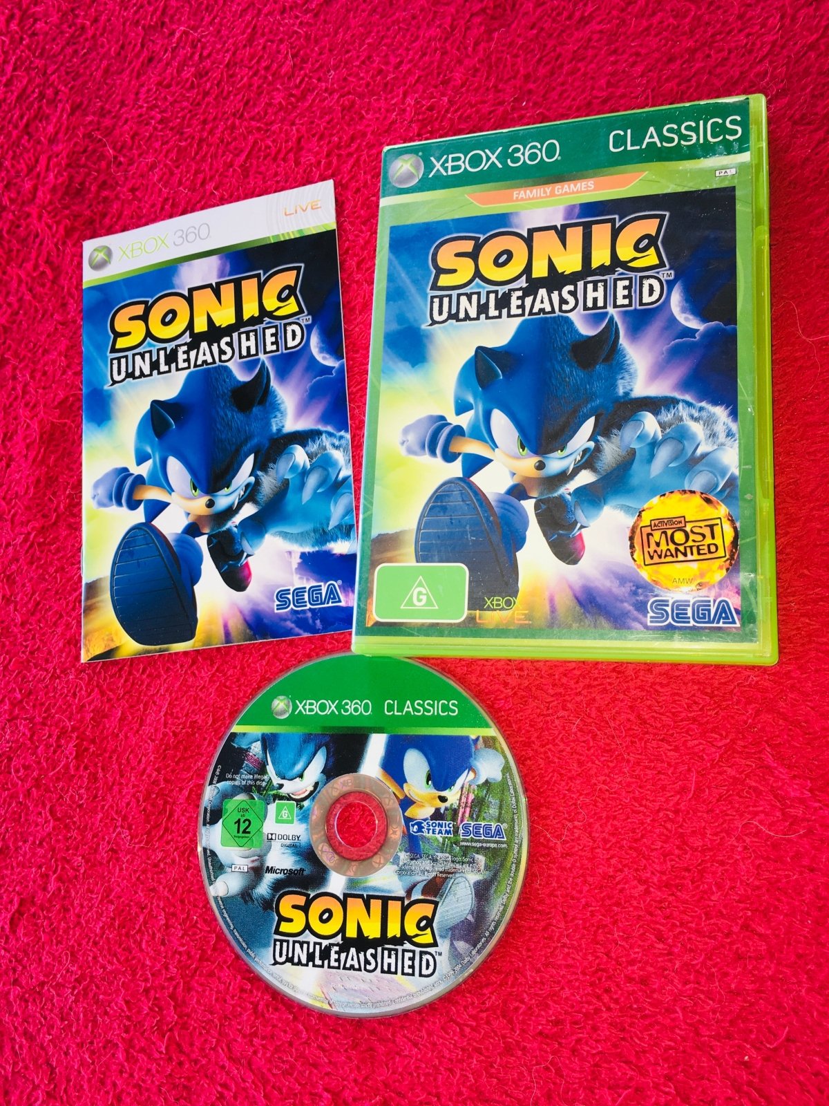 Sonic Unleashed - AS NEW XBOX360 Game - Xbox 360, Games, Action and adventure - Level Up Gaming NZ