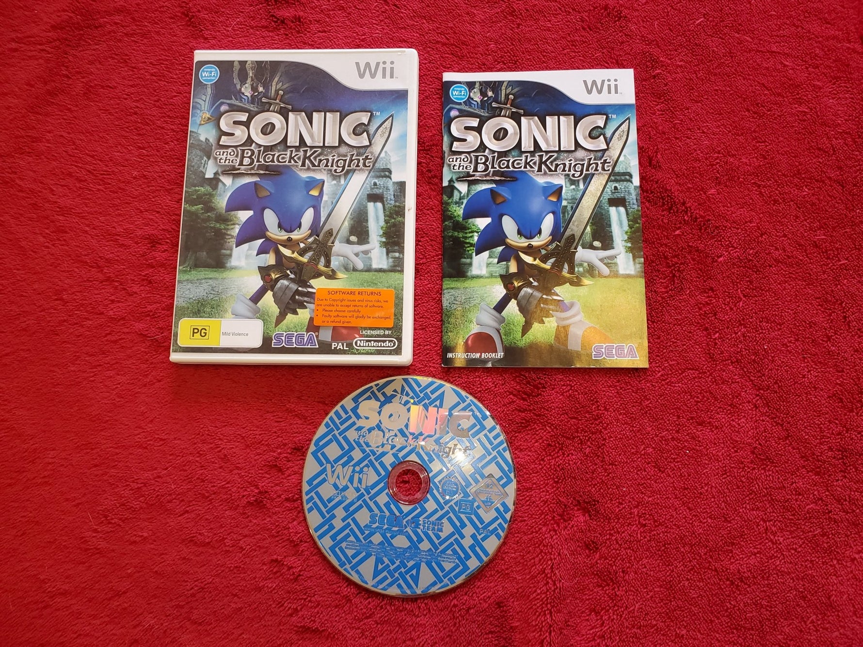 Sonic and the Black Knight - Wii Game - Wii - Wii Games - Level Up Gaming NZ