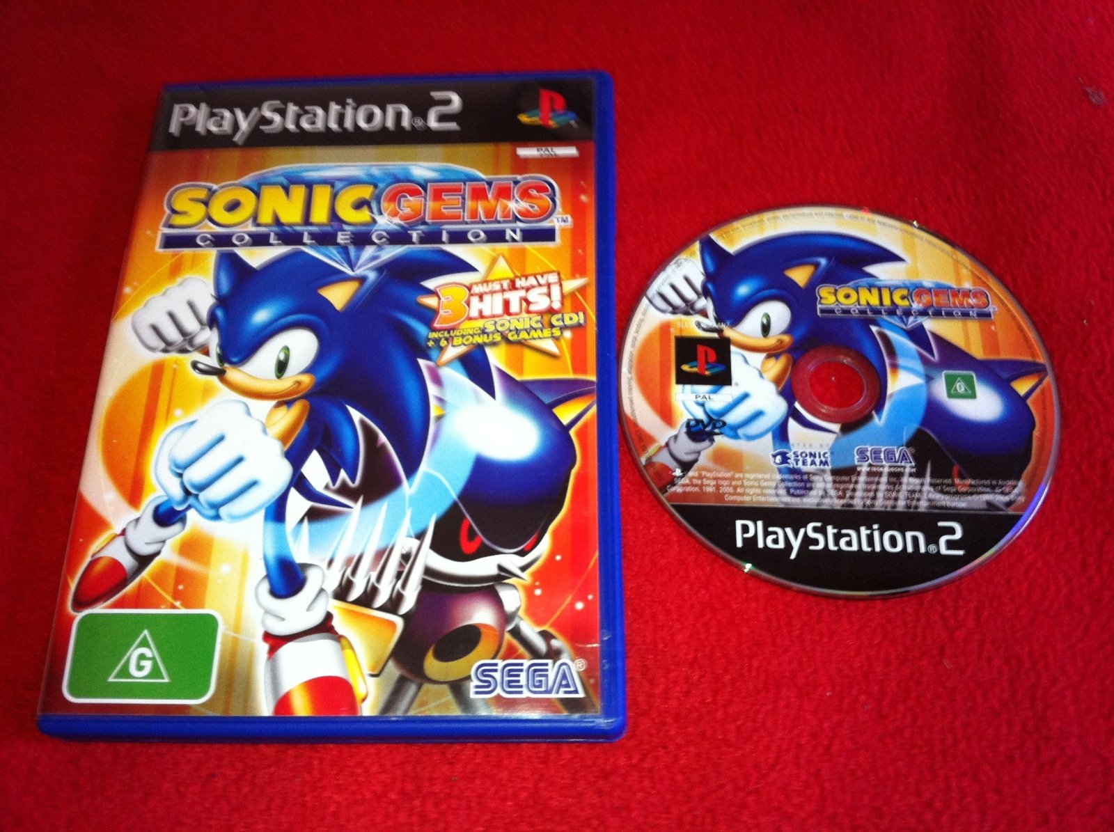 Sonic Gems Collection - PS2 Game - PlayStation 2, Games, Action and adventure - Level Up Gaming NZ