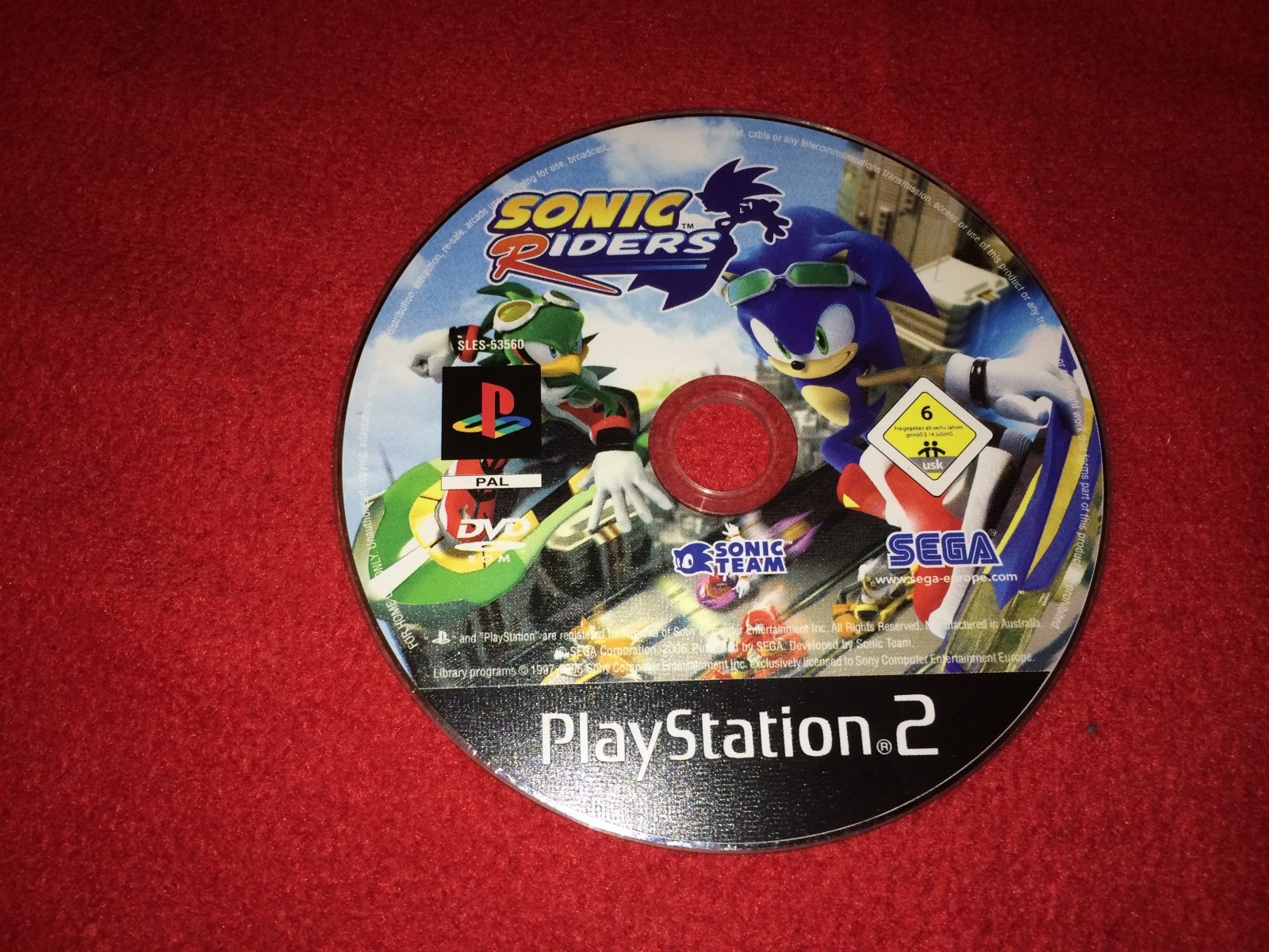 Sonic Riders - PS2 Game - PlayStation 2, Games, Driving and racing - Level Up Gaming NZ