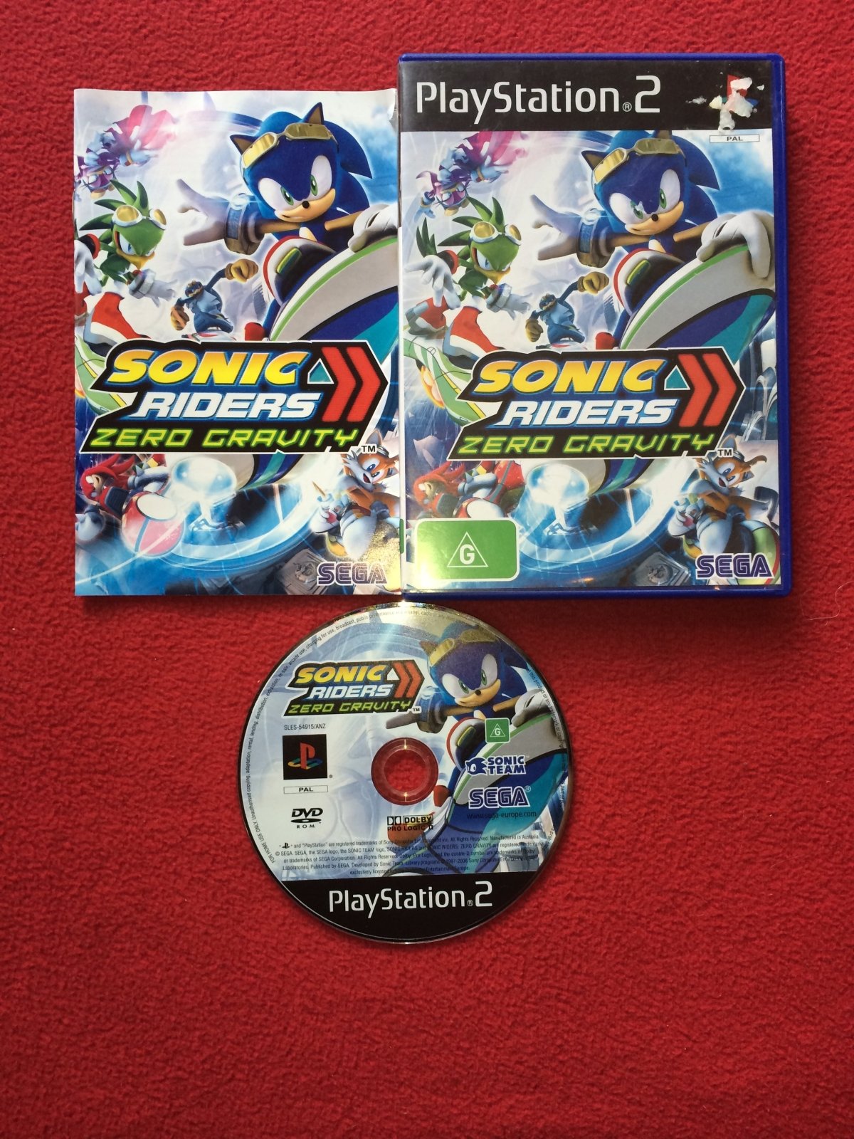 Sonic Riders: Zero Gravity - PS2 Game - PlayStation 2, Games, Driving and racing - Level Up Gaming NZ