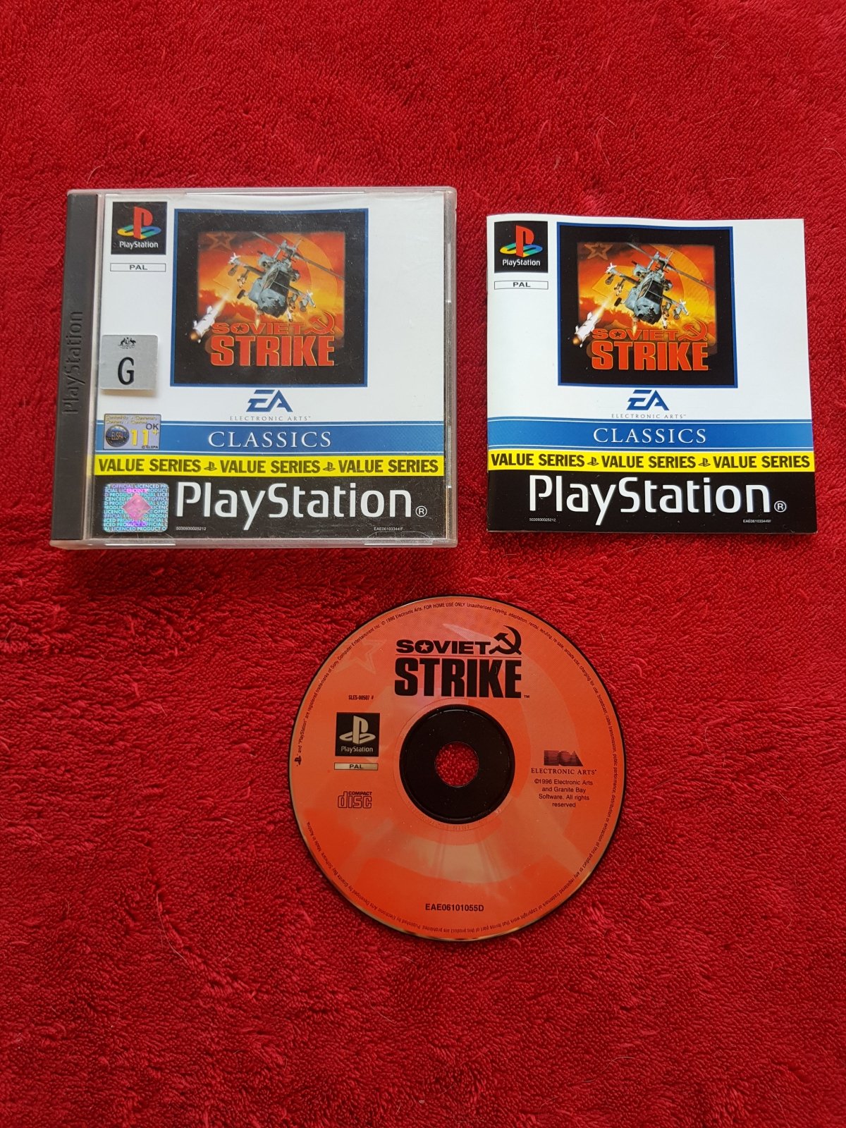 Soviet Strike - PS1 Game - PlayStation, Games, Action and adventure - Level Up Gaming NZ