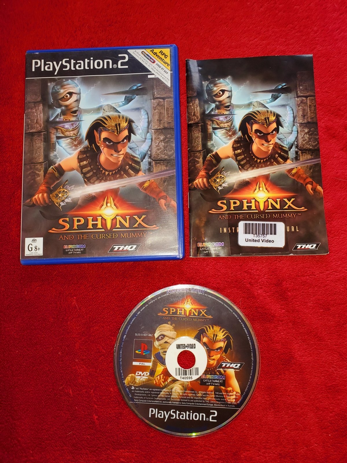 Sphinx and the Cursed Mummy - PS2 Game - PlayStation 2, Games, Action and adventure - Level Up Gaming NZ