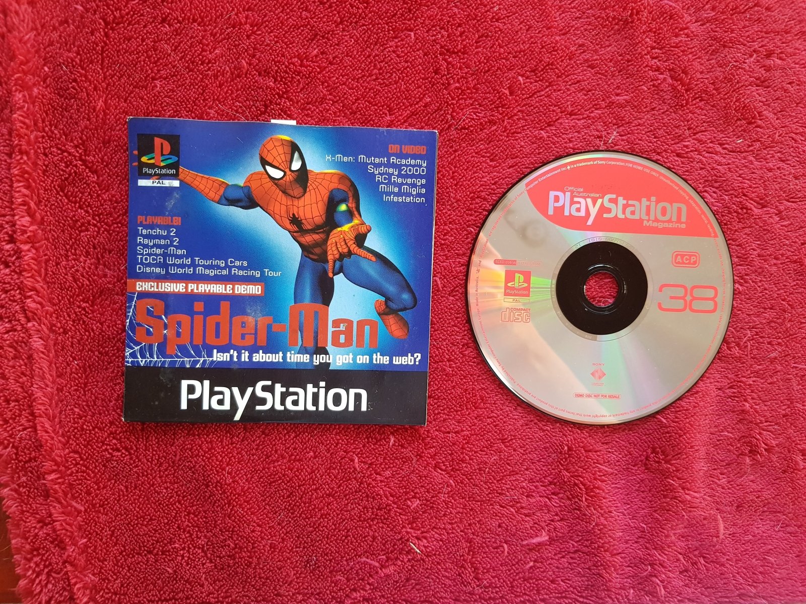 Spider - Man and Other Demos: Playstation Magazine 38 - PS1 Game Demo - PlayStation, Games, Action and adventure - Level Up Gaming NZ
