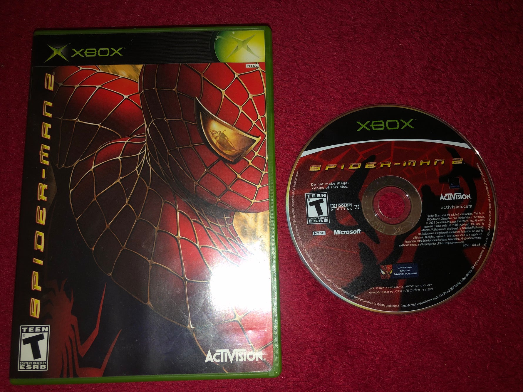 Spider-Man 2 - NTSC XBOX Game