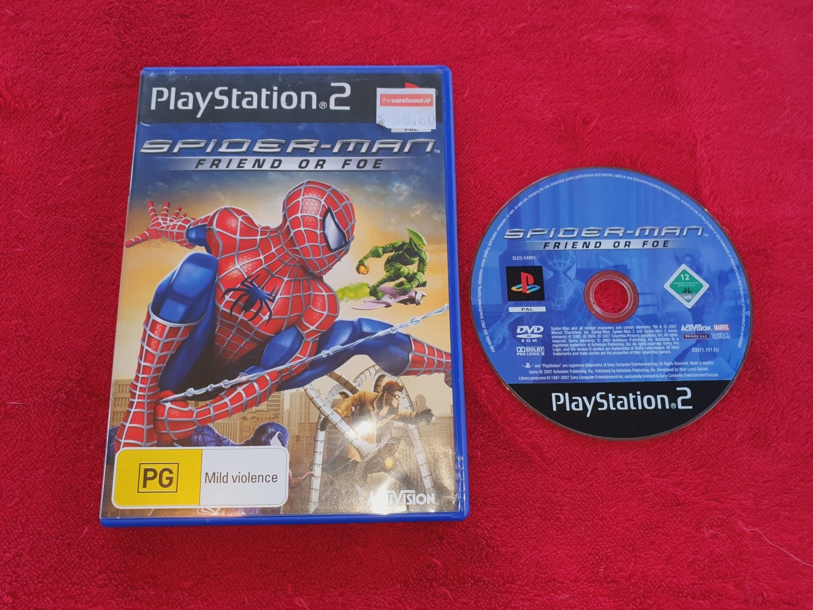 Spider - Man: Friend or Foe - PS2 Game - PlayStation 2, Games, Action and adventure - Level Up Gaming NZ