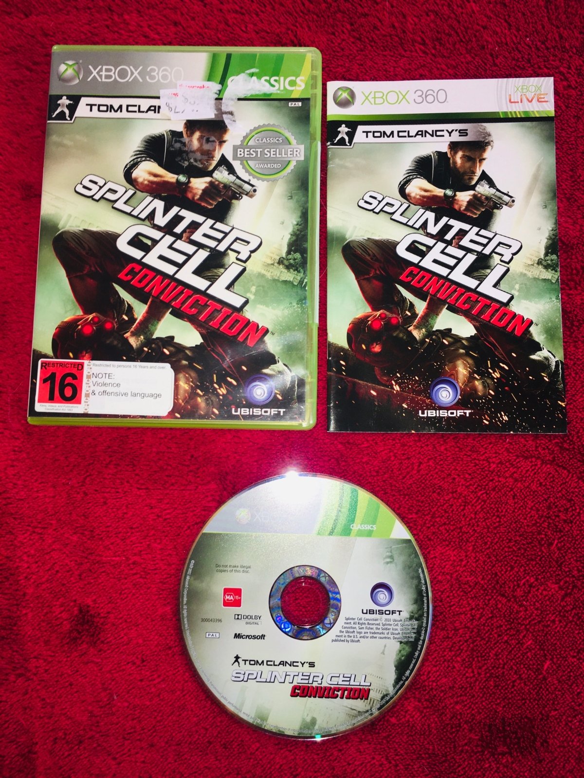 Splinter Cell: Conviction - XBOX360 Game - Xbox 360, Games, Shooter - Level Up Gaming NZ