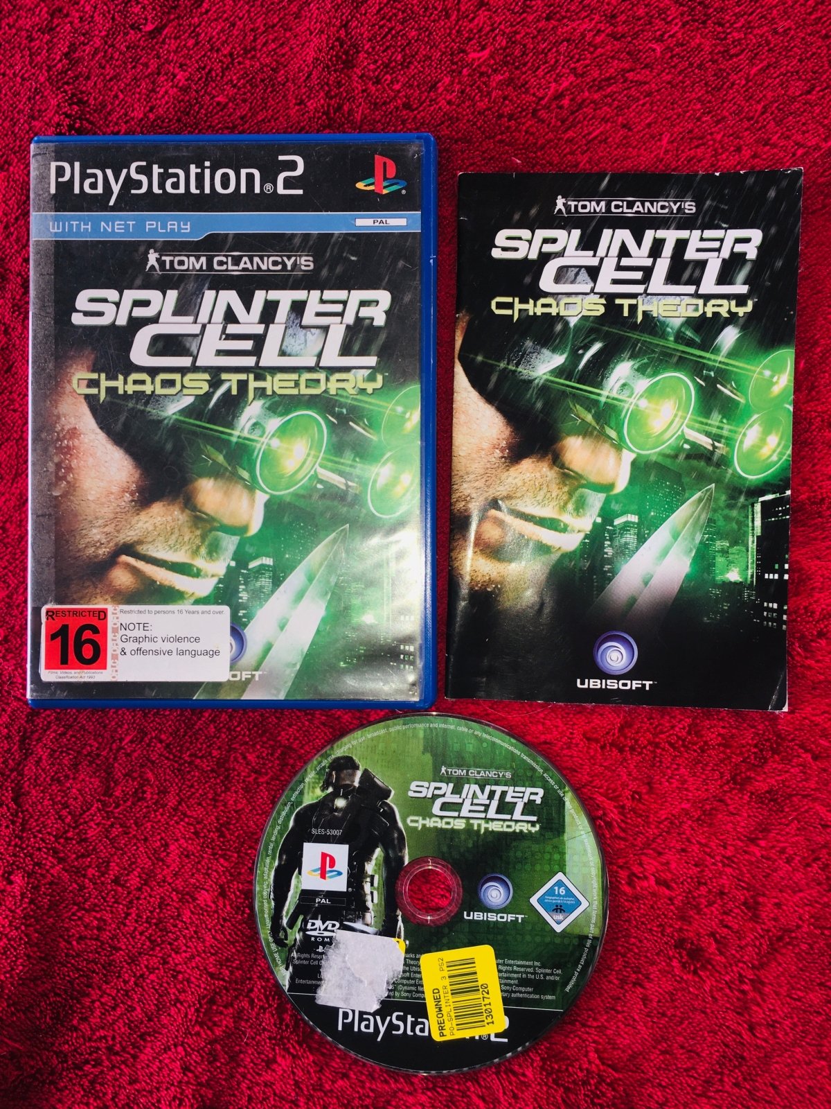 Splinter Cell: Chaos Theory - PS2 Game - PlayStation 2, Games, Shooter - Level Up Gaming NZ