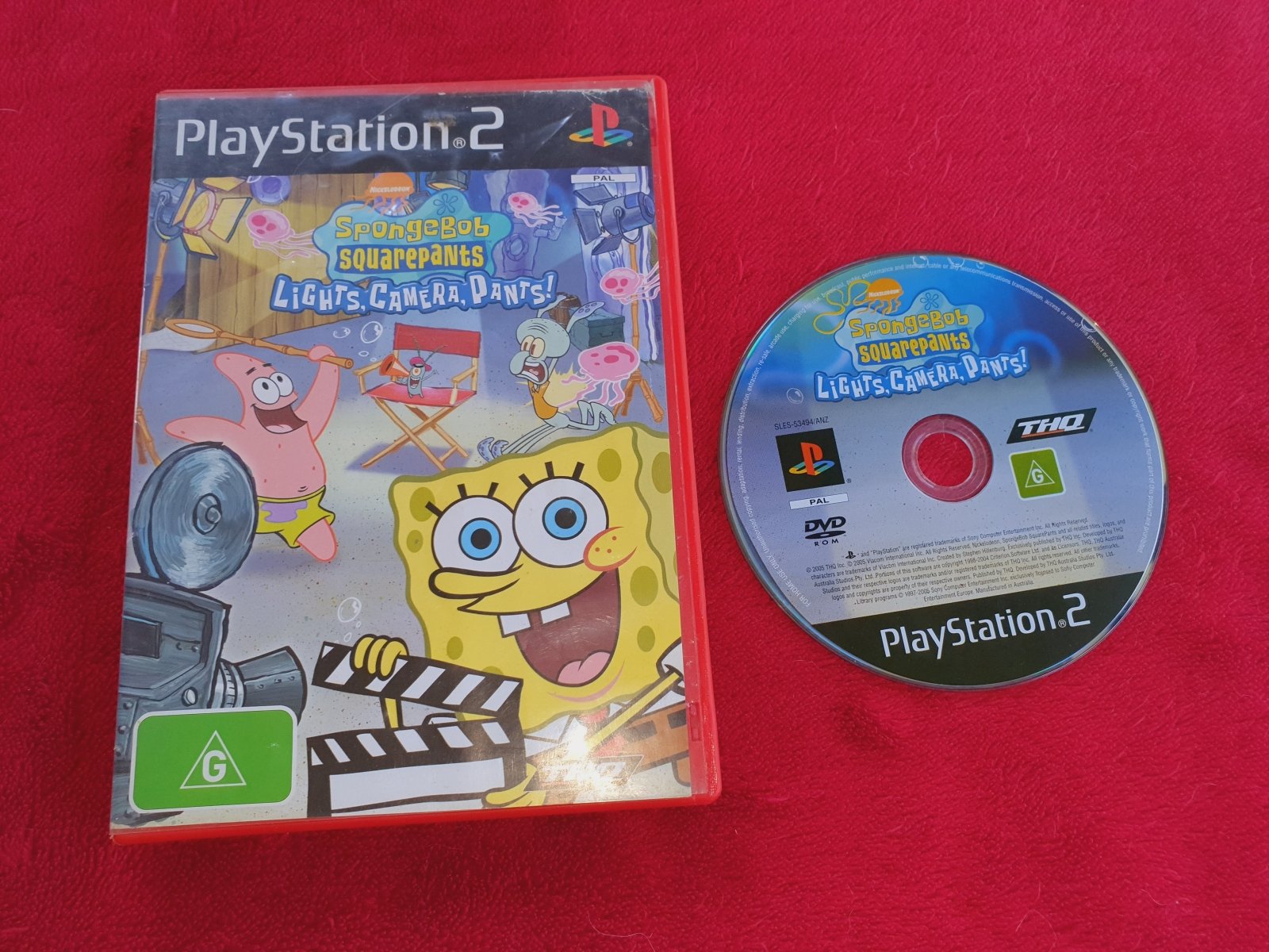 Sponge Bob Square Pants: Lights, Camera, Pants! - PS2 Game - PlayStation 2, Games, Kids and educational - Level Up Gaming NZ