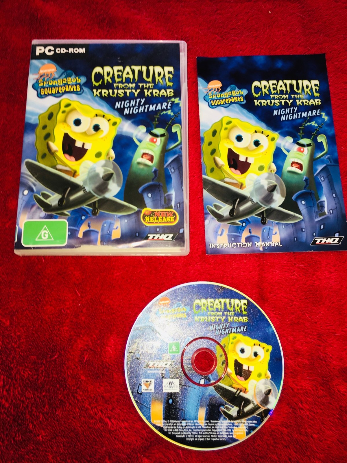 Spongebob Squarepants: Creature from the Krusty Krab: Nighty Nightmare - PC Game - PC games, Action and adventure - Level Up Gaming NZ