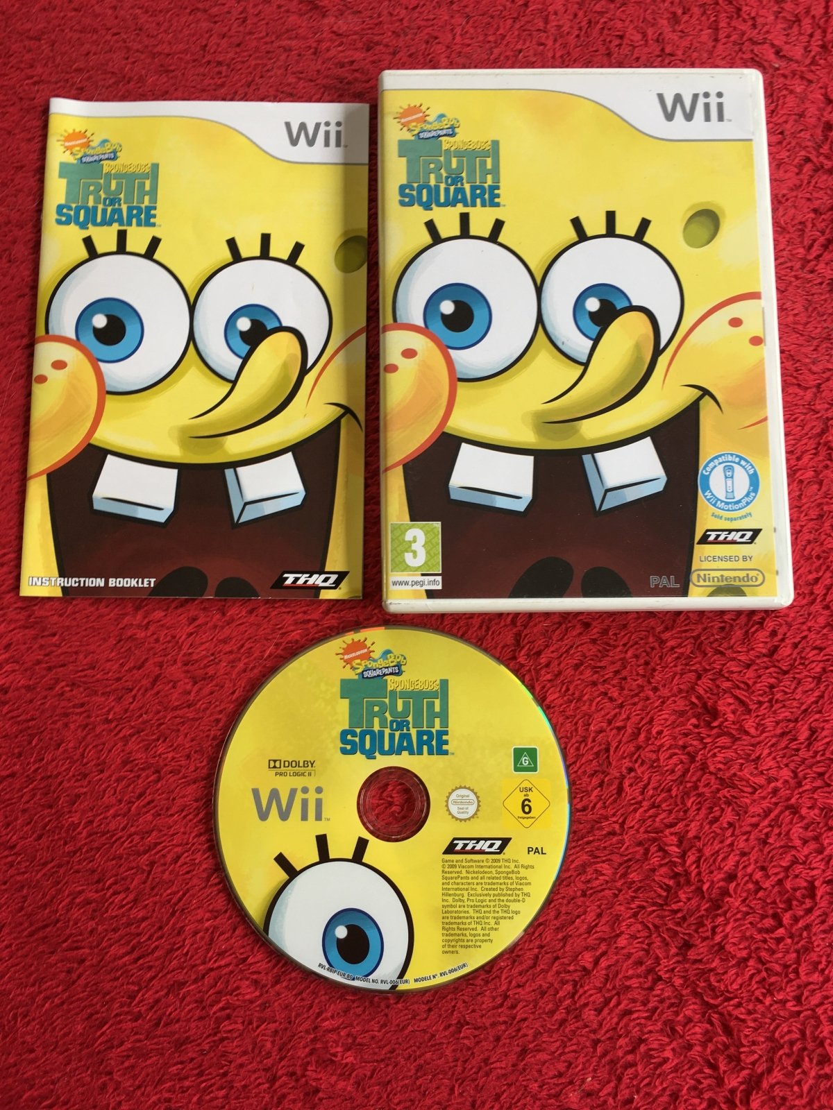 SpongeBob's Truth or Square - Wii Game - Wii Games - Level Up Gaming NZ