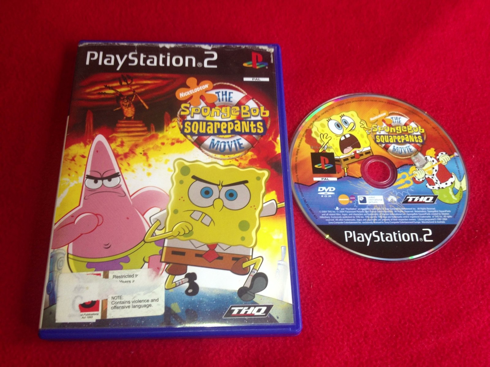 The SpongeBob SquarePants Movie - PS2 Game - PlayStation 2, Games, Action and adventure - Level Up Gaming NZ