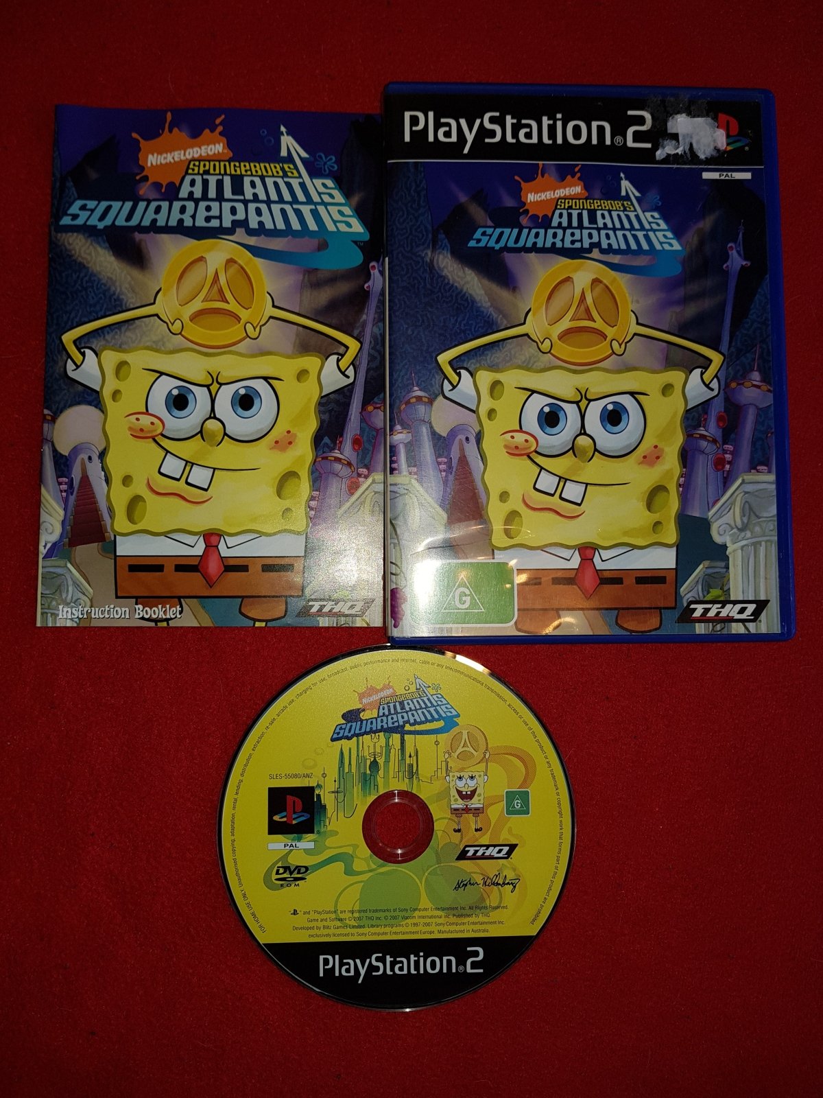 Spongebob: Atlantis Squarepantis - PS2 Game - PlayStation 2, Games, Action and adventure - Level Up Gaming NZ