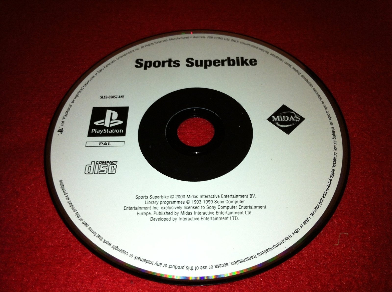 Sports Superbike - PS1 Game - PlayStation, Games, Driving and racing - Level Up Gaming NZ