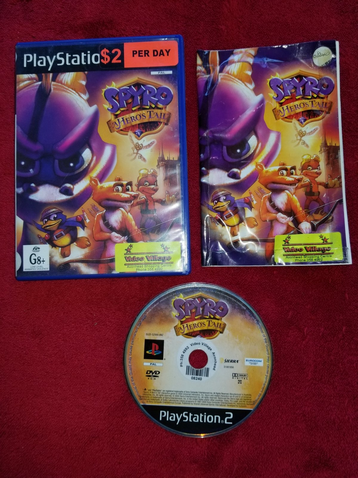 Spyro: A Hero's Tail - PS2 Game - PlayStation 2, Games, Action and adventure - Level Up Gaming NZ