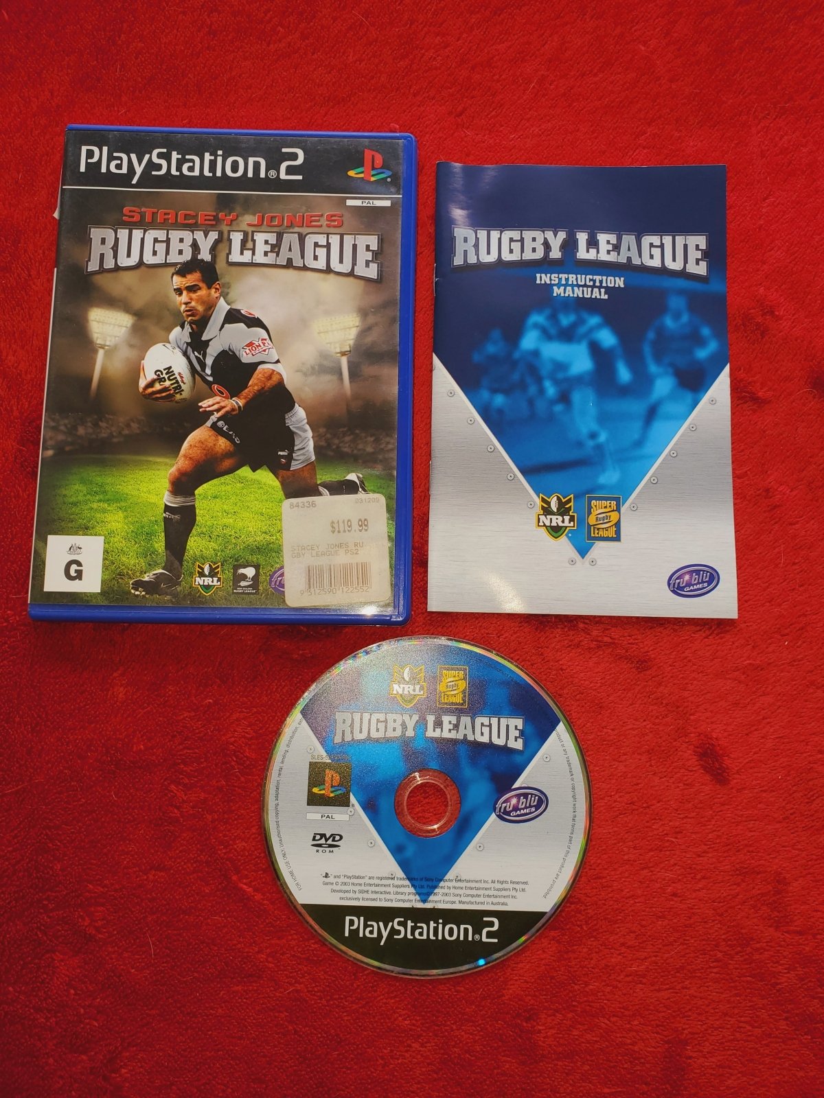 Stacey Jones Rugby League - AS NEW PS2 Game - PlayStation 2, Games, Sports - Level Up Gaming NZ