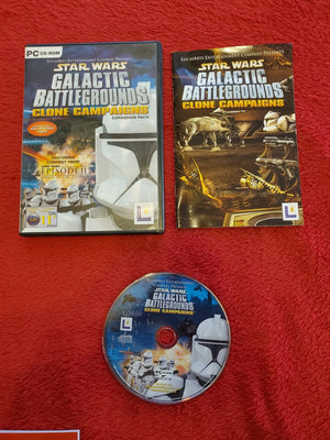 Star Wars Galactic Battlegrounds: The Clone Campaigns - RARE PC Game