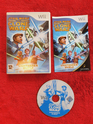 Star Wars The Clone Wars: Lightsaber Duels - Wii Game
