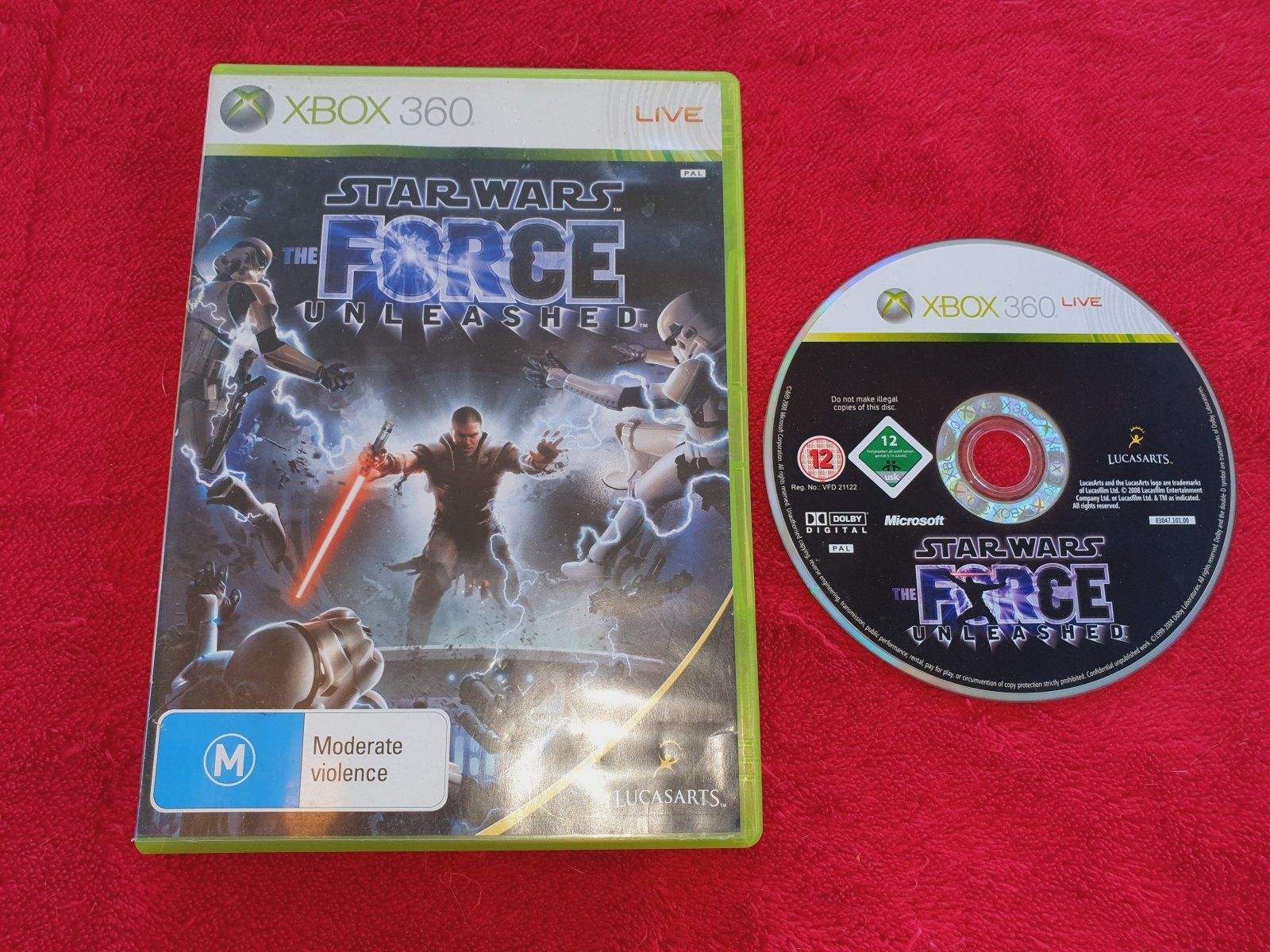 Star Wars: The Force Unleashed - XBOX360 Game - Xbox 360, Games, Role playing - Level Up Gaming NZ