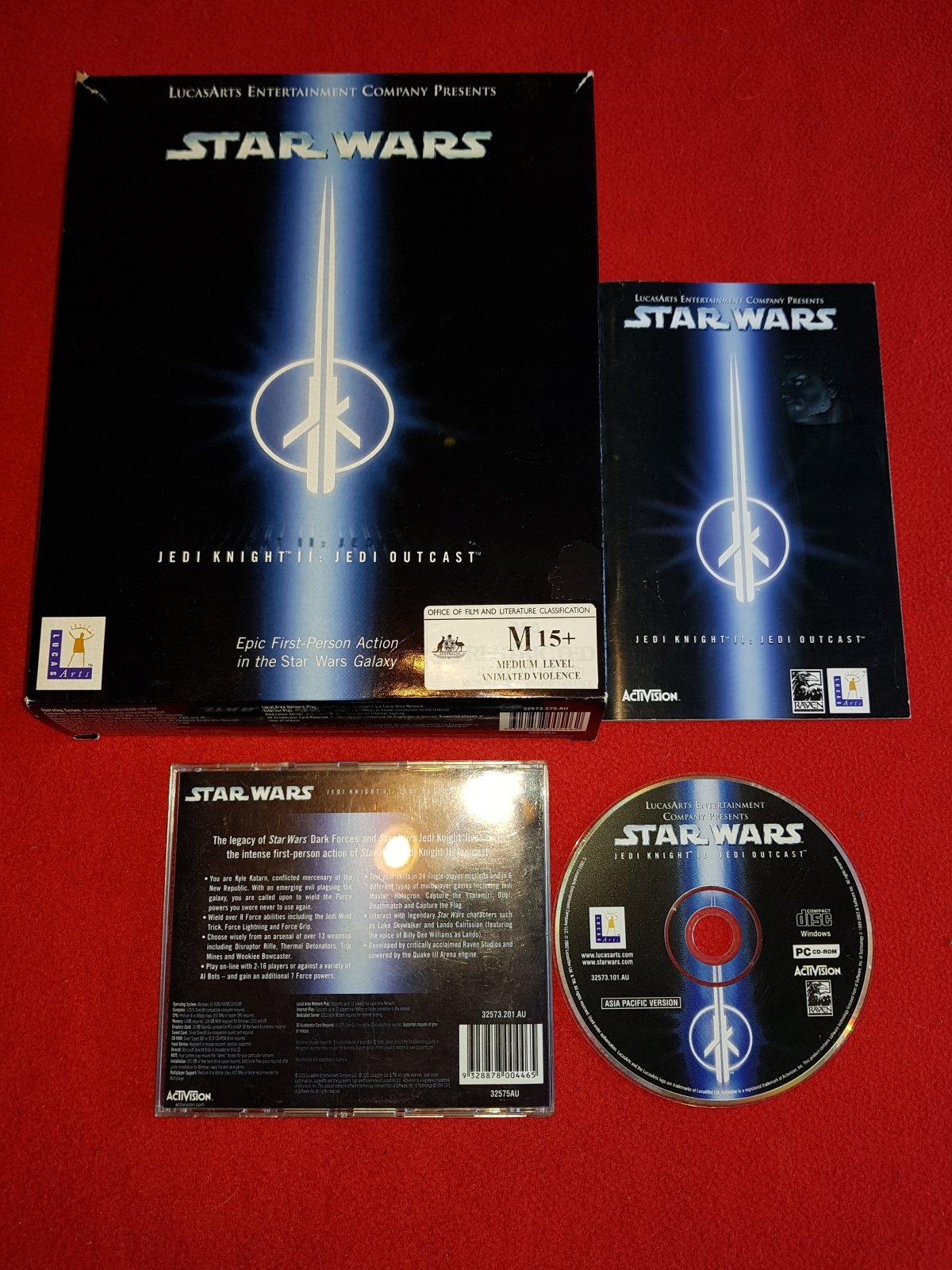 Star Wars Jedi Knight 2: Jedi Outcast - RARE + BOXED PC Game - PC games, Action and adventure - Level Up Gaming NZ