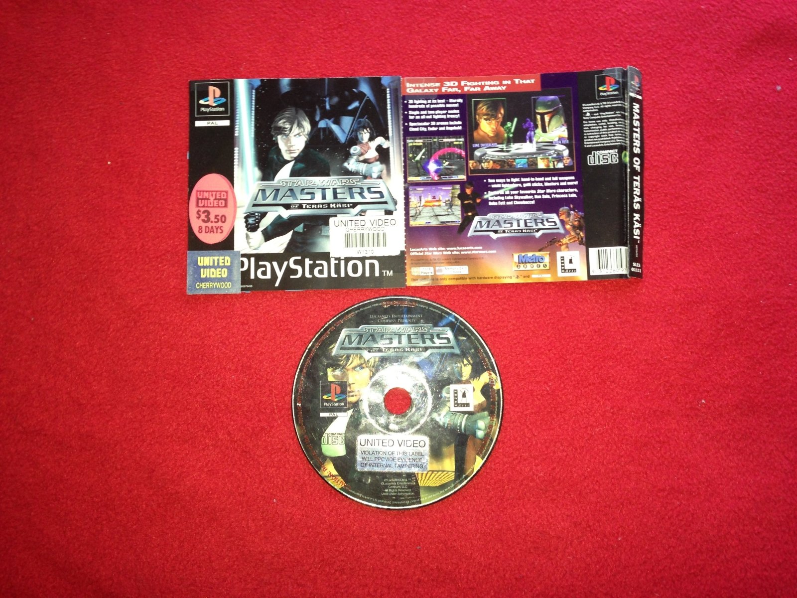 Star Wars: Masters of Teräs Käsi - PS1 Game - PlayStation, Games, Fighting - Level Up Gaming NZ