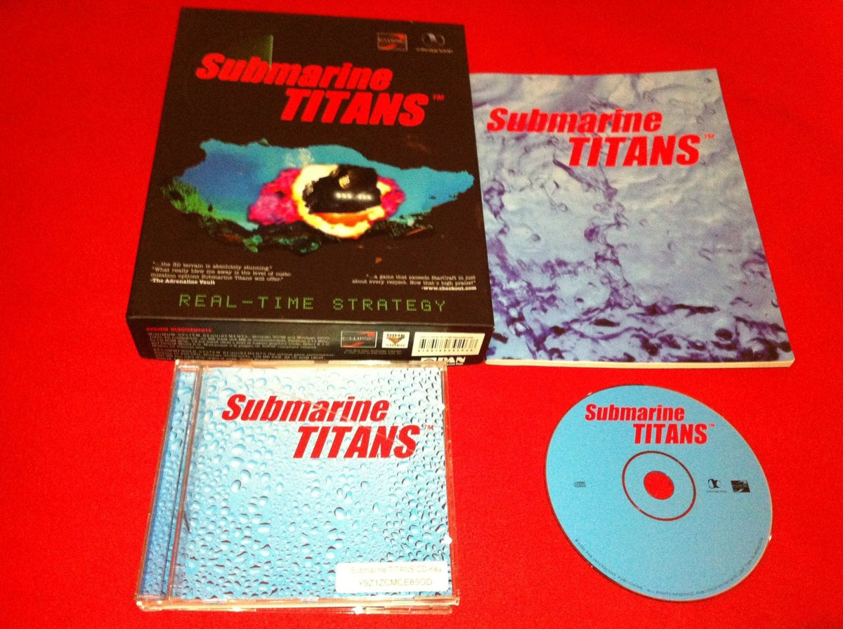 Submarine Titans - RARE + BOXED PC Game - PC games, Strategy and puzzle - Level Up Gaming NZ