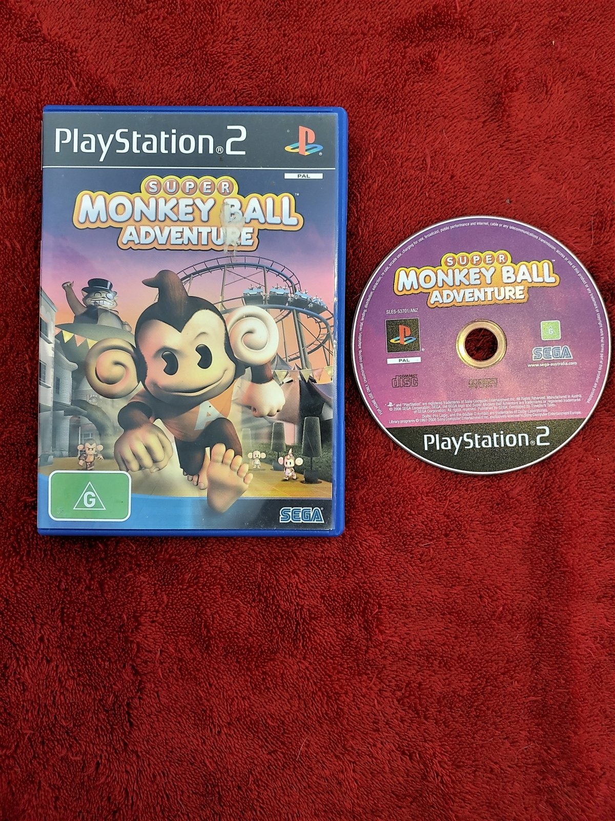 Super Monkey Ball Adventure - PS2 Game - PlayStation 2, Games, Action and adventure - Level Up Gaming NZ