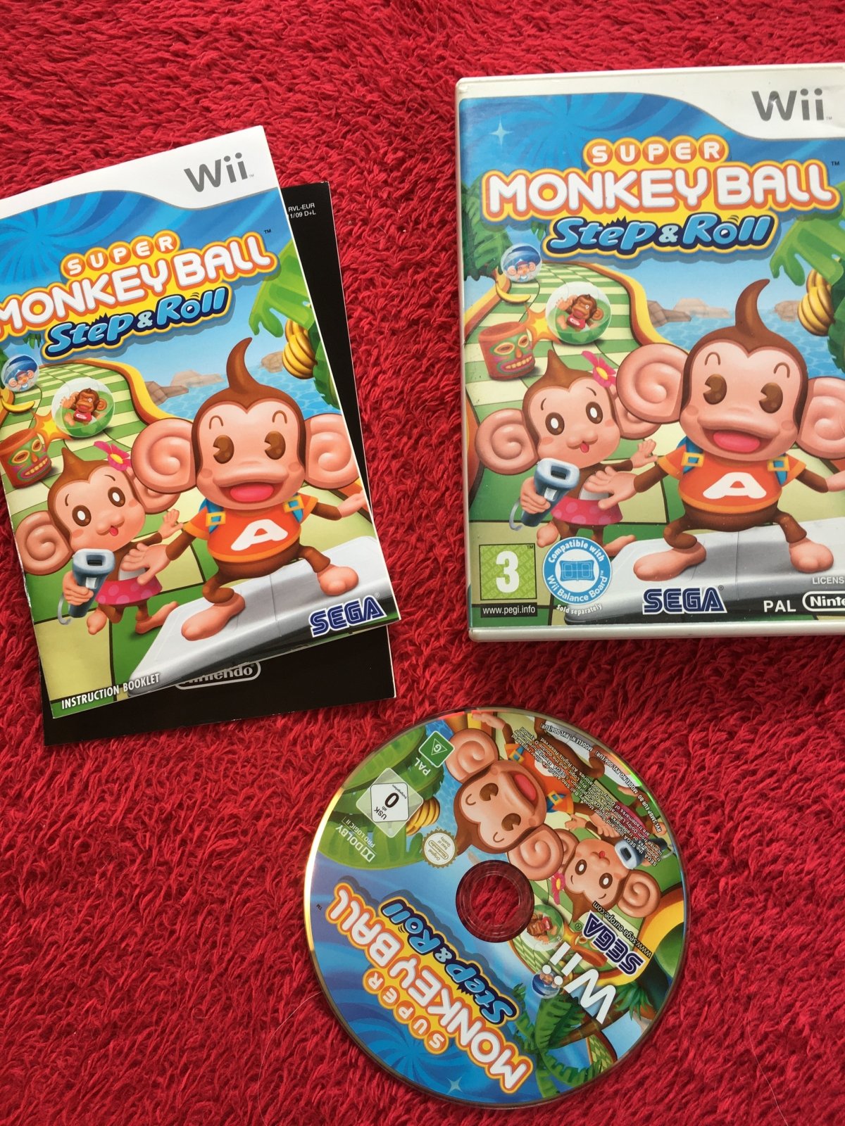 Super Monkey Ball: Step & Roll - Wii Game - Wii Games - Level Up Gaming NZ