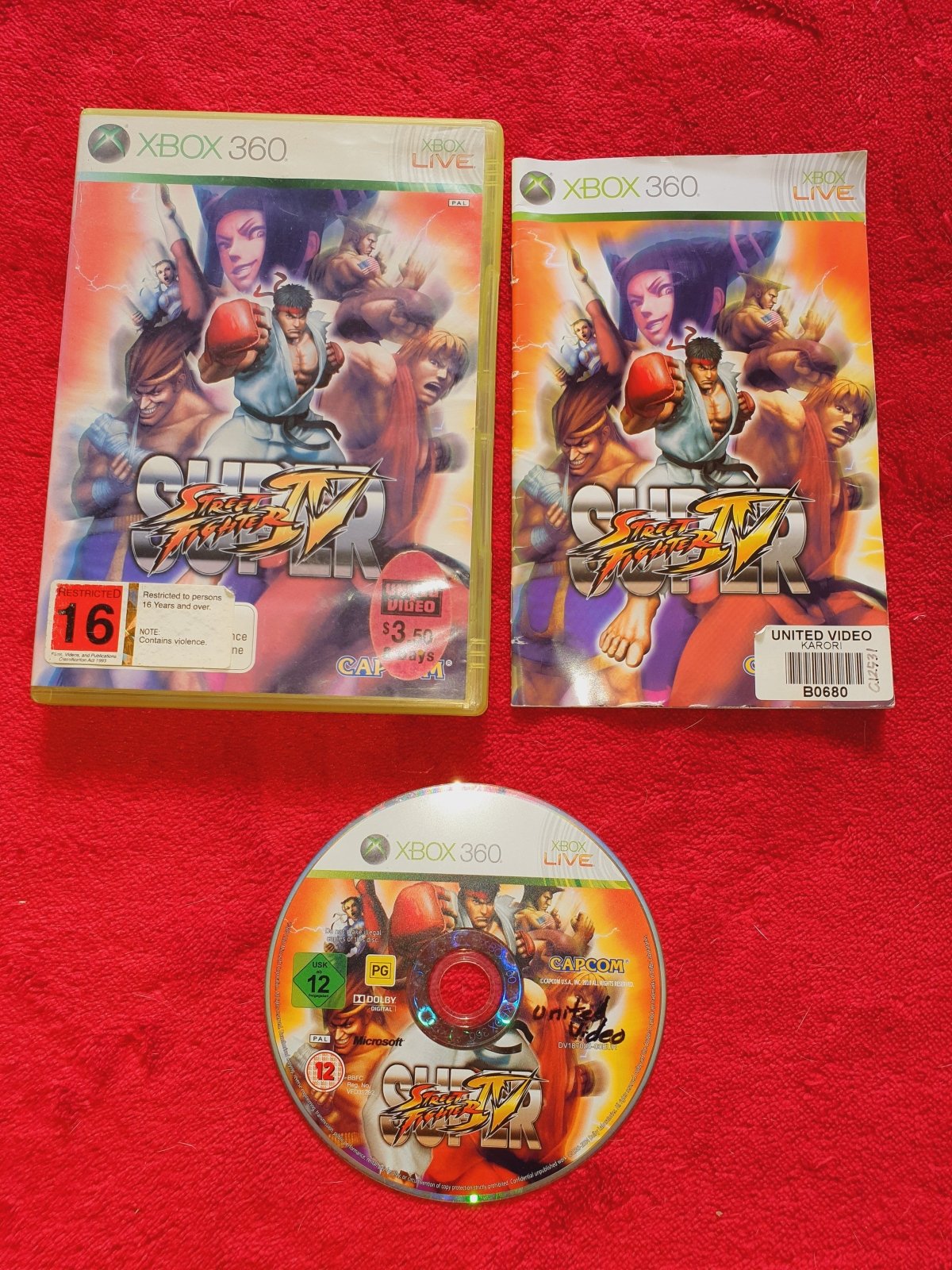 Super Street Fighter IV - 9/10! XBOX360 Game - Xbox 360, Games, Fighting - Level Up Gaming NZ
