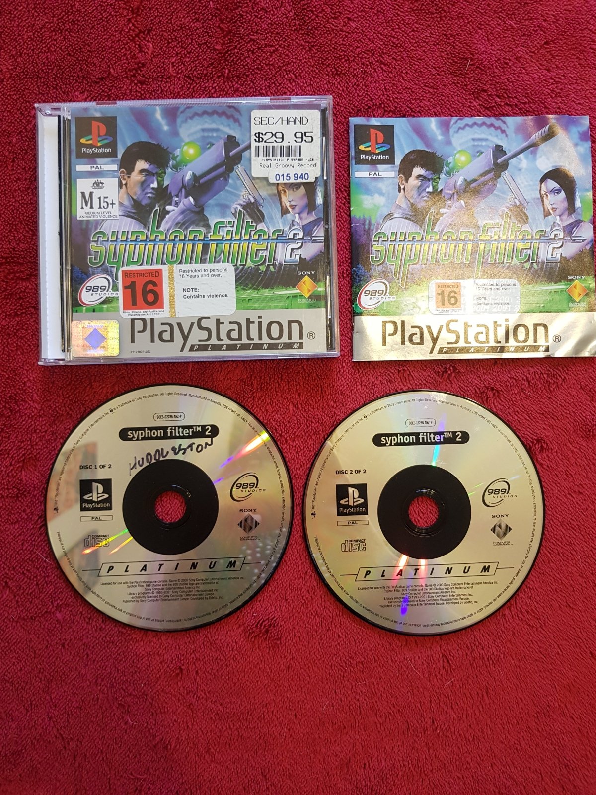 Syphon Filter 2 - PS1 Game - PlayStation, Games, Shooter - Level Up Gaming NZ