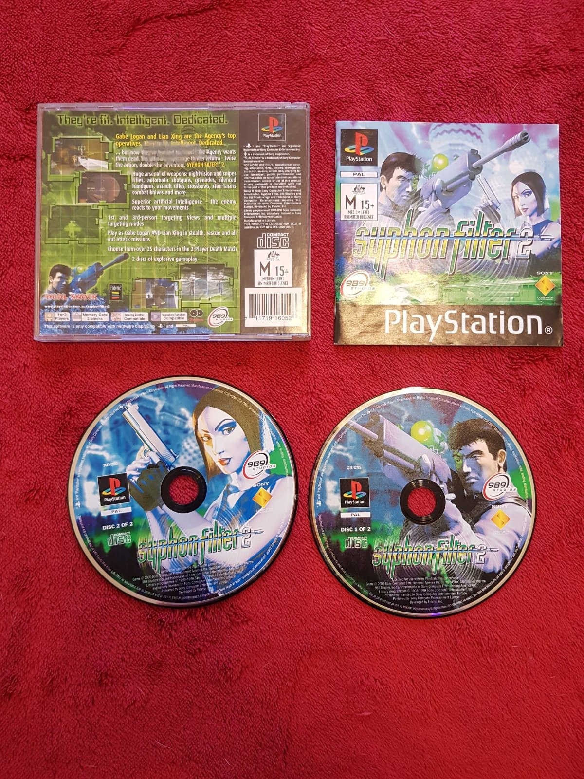 Syphon Filter 2 - PS1 Game - PlayStation, Games, Shooter - Level Up Gaming NZ