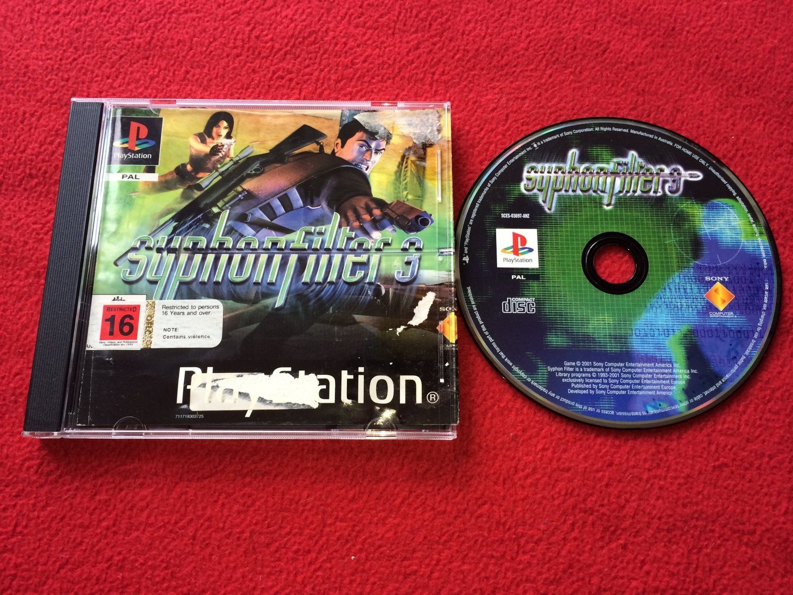 Syphon Filter 3 - 9/10! PS1 Game - PlayStation, Games, Shooter - Level Up Gaming NZ