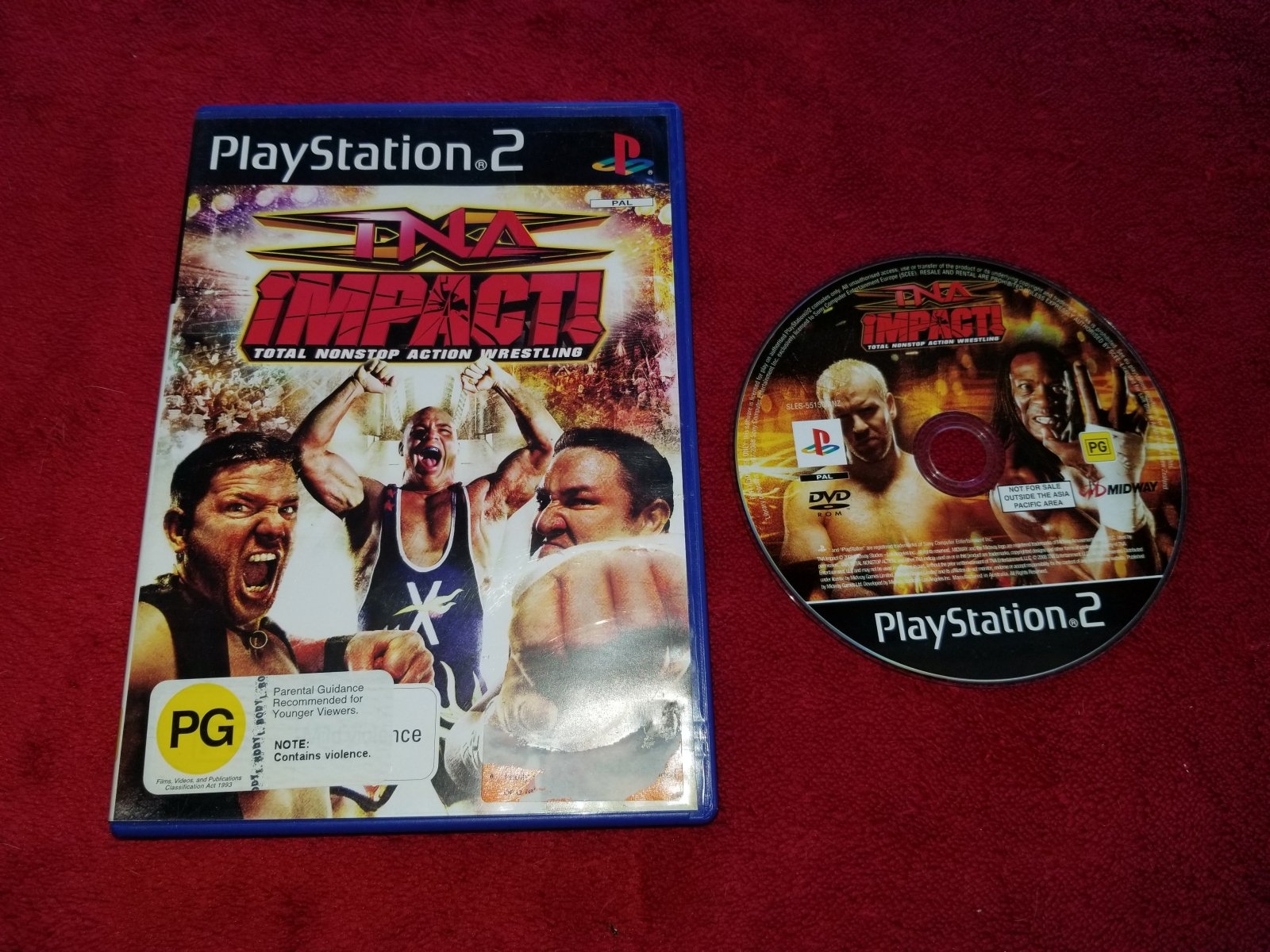 TNA Impact! Total Nonstop Action Wrestling - PS2 Game - PlayStation 2, Games, Sports - Level Up Gaming NZ