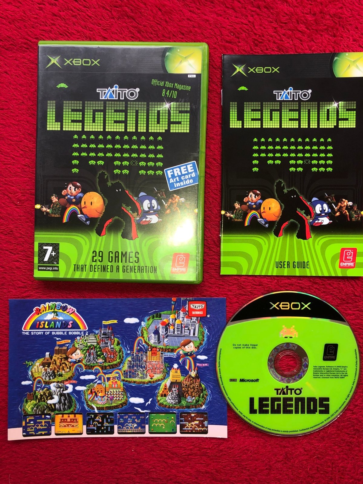 Taito Legends - Rare Game, Excellent with Art Card! Xbox Game - Xbox, Games, Action and adventure - Level Up Gaming NZ