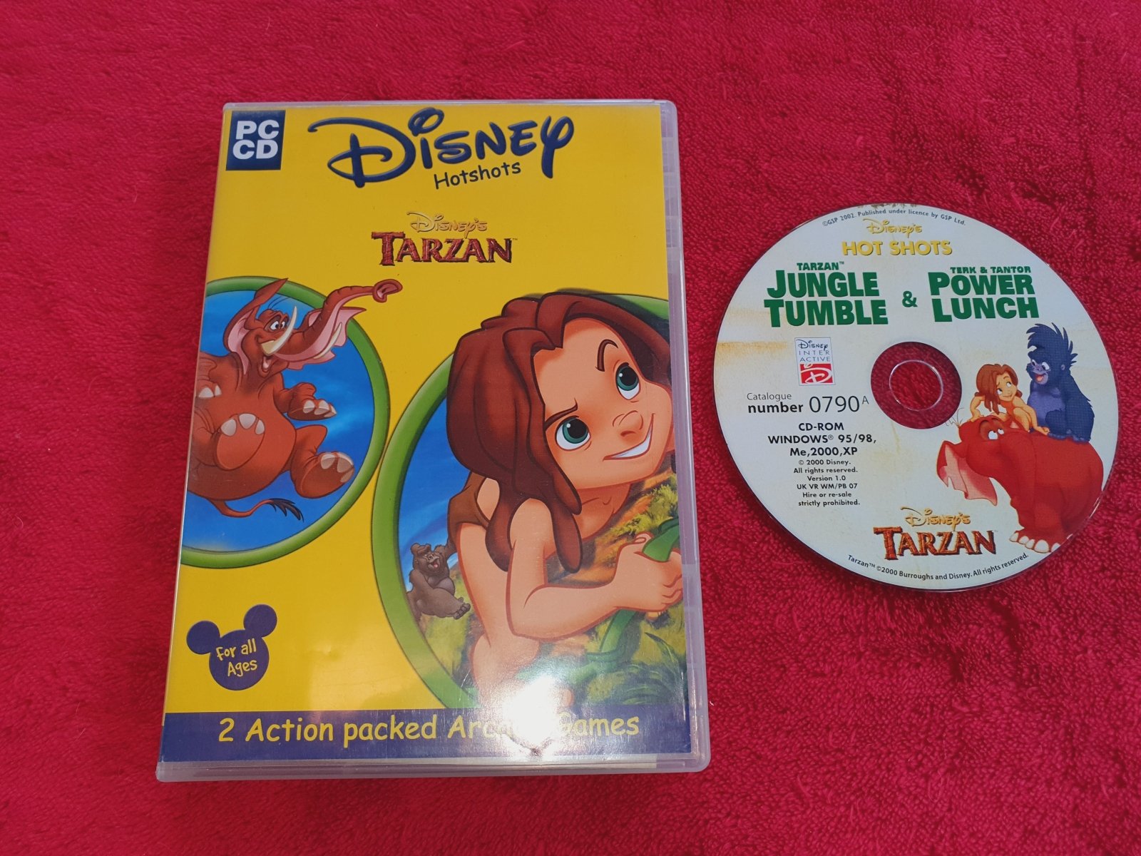 Disney's Tarzan: Jungle Tumble & Power Lunch - Hotshots PC Games - PC games, Kids and educational - Level Up Gaming NZ