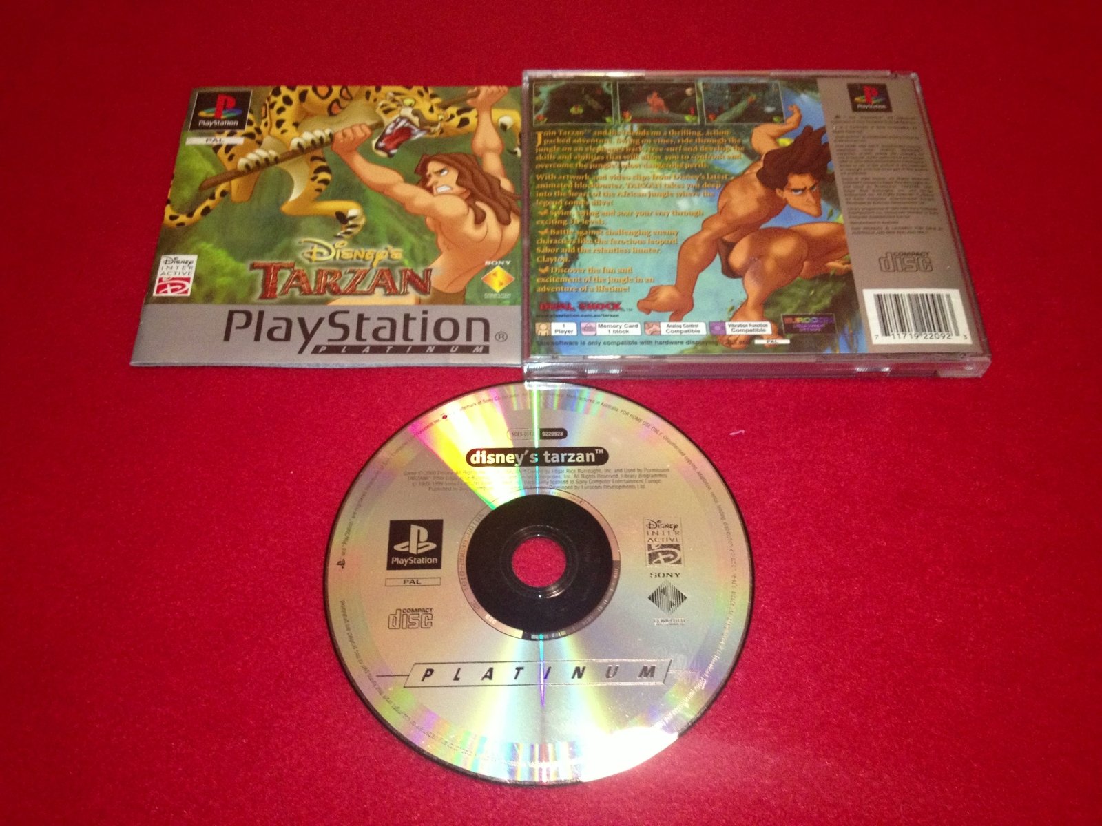 Disney's Tarzan - PS1 Game - PlayStation, Games, Action and adventure - Level Up Gaming NZ