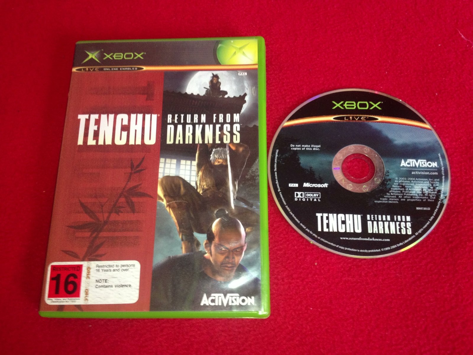 Tenchu: Return from Darkness - XBOX Game - Xbox, Games, Action and adventure - Level Up Gaming NZ