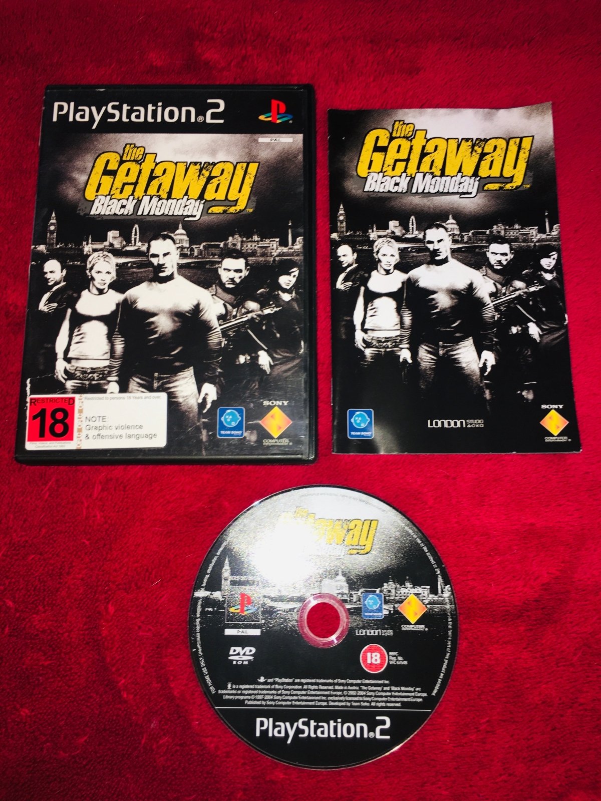 The Getaway: Black Monday - PS2 Game - PlayStation 2, Games, Action and adventure - Level Up Gaming NZ